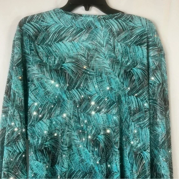 Maggie Barnes Top Tunic Modest Shirt Womens
Career Tropical Print Size: 4X - Picture 9 of 11